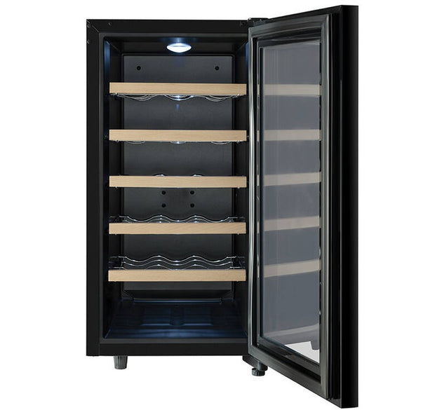 Climadiff Wine Cabinet Black 18 Bottles