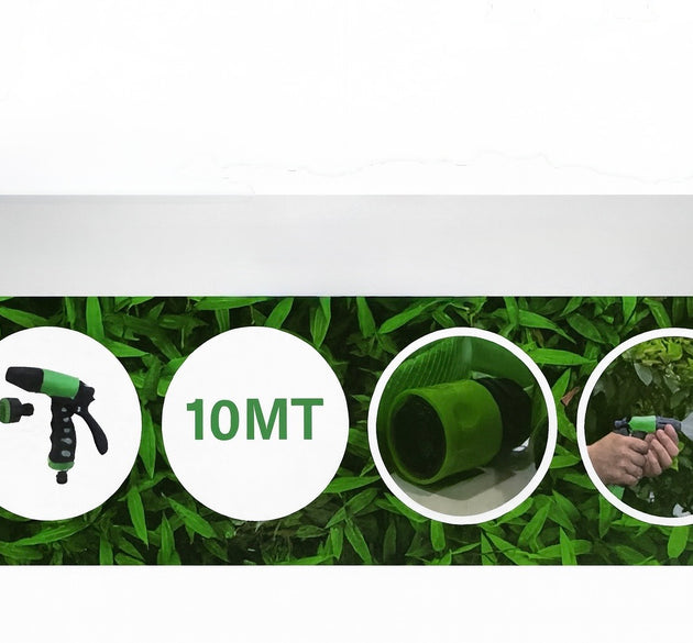 Garden Hose with Multi-Function Spray Gun