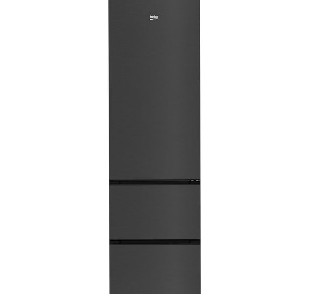 Beko Slim French Fridge Dark Inox 350 L H 203.5cm x W 59.5cm x D 66.3cm