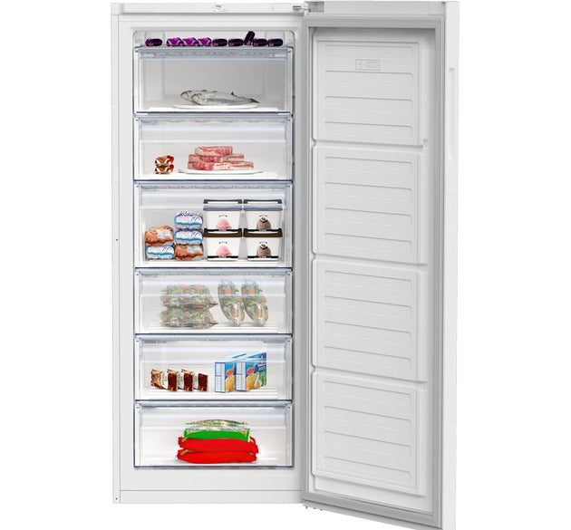 Beko Larder Freezer 6 Drawers Wht. 215 L H 150.8cm x W 59.5cm x D 59.2cm
