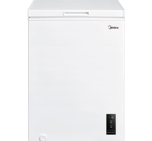 Midea Chest Freezer 99L Easily switch between freezer & fridge (H 85cm x W 54.5cm x D 49.5cm)