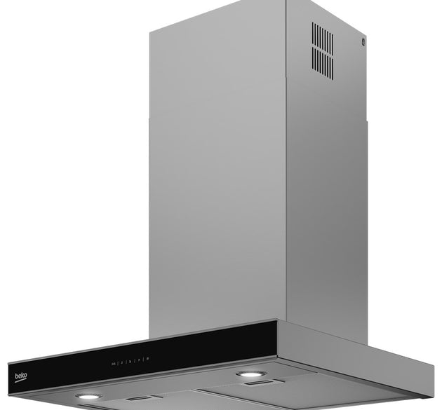 Beko Hood Square S/Steel + Black H 93cm x W 60cm x D 49cm