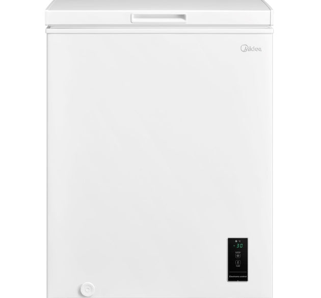Midea Chest Freezer 142L Easily switch between freezer & fridge (H 85cm x W 63.2cm x D 55cm)