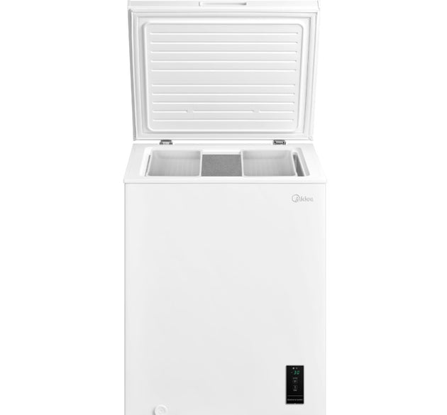 Midea Chest Freezer 142L Easily switch between freezer & fridge (H 85cm x W 63.2cm x D 55cm)