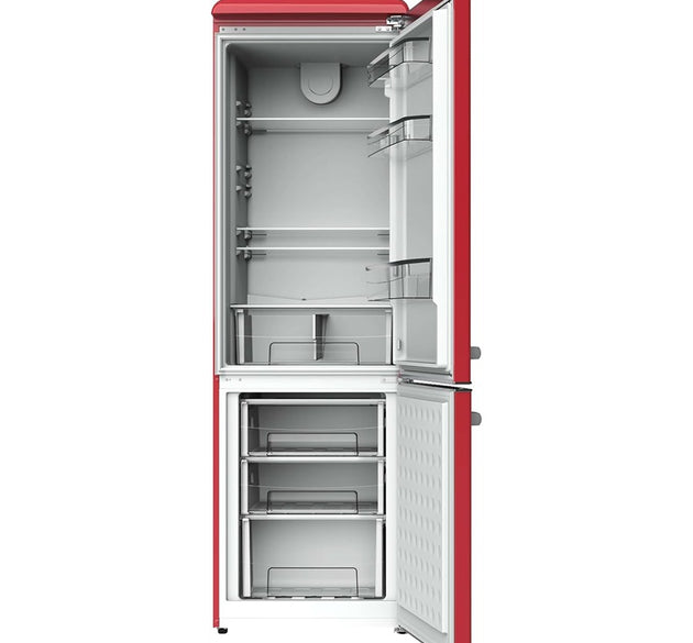 Cecotec Retro Fridge Combi Red 300 L