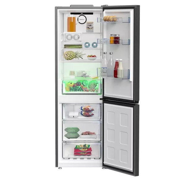 Beko F/Freezer No Frost With Disp. Black H 186.5cm x W 59.5cm x D 66.3cm