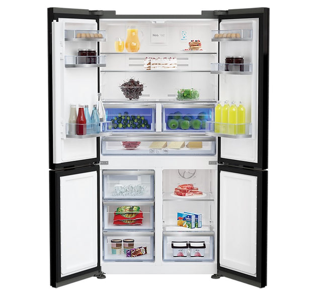 Beko French Doors With Disp. Dark inox H 182cm x W 90.8cm x D 70.5cm