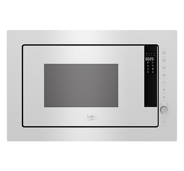 Beko Microwave BuiltIn Digital White 25L H 38.8cm x W 59.5cm x D 39.2cm