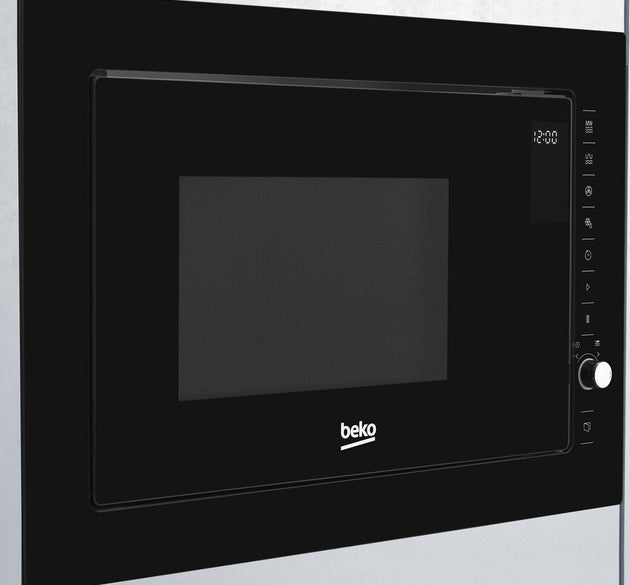 Beko BuiltIn Microwave 25L Digital Black H 38.8cm x W 59.5cm x D 47cm