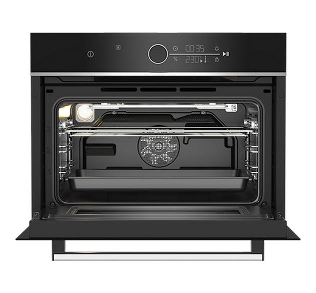 Beko Microwave-Oven Built-In Black 48 L H 45.5cm x W 59.4cm x D 56.7cm - With Inox Trim & Handle