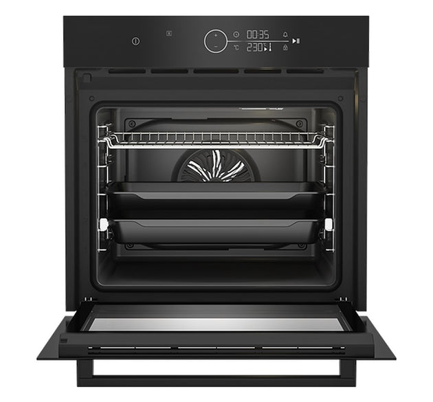 Beko BuiltIn Oven 72L PizzaPro Touch Blk H 59.5cm x W 59.4cm x D 56.7cm