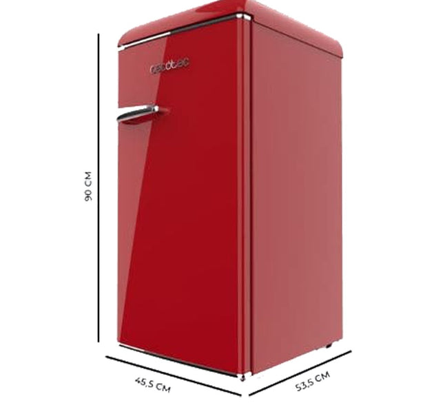 Cecotec Fridge Retro Cool Market Red 90L H 90.0cm x W 45.5cm x D 53.5cm