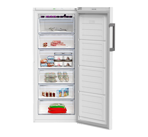 Beko Larder Freezer 6 Drawer 215 L White H 150.8cm x W 59.5cm x D 59.2cm