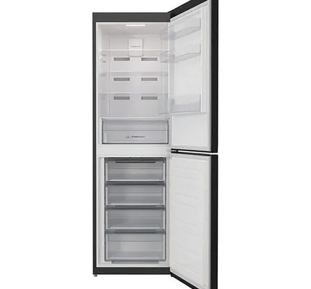 Indesit Fridge/F Combi Black 322 Litres