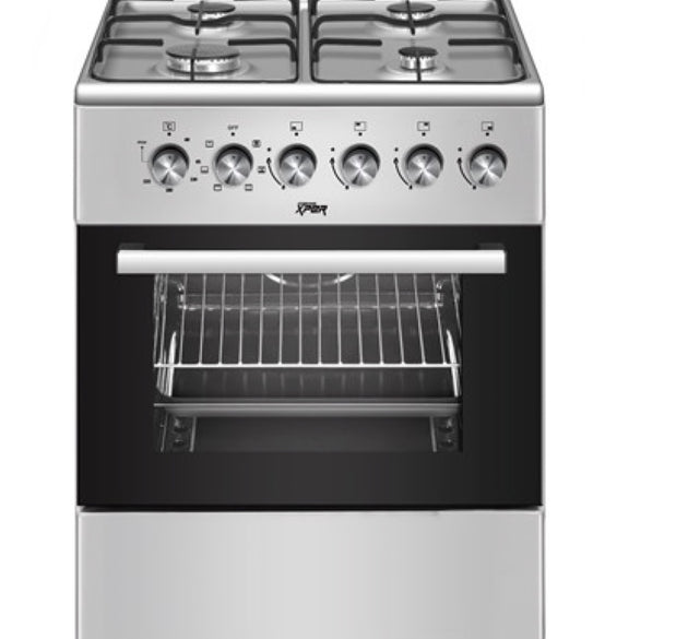 Xper – Freestanding Cooker 60cm, Gas Hob & Fan-Assisted Electric Oven, Spark Ignition