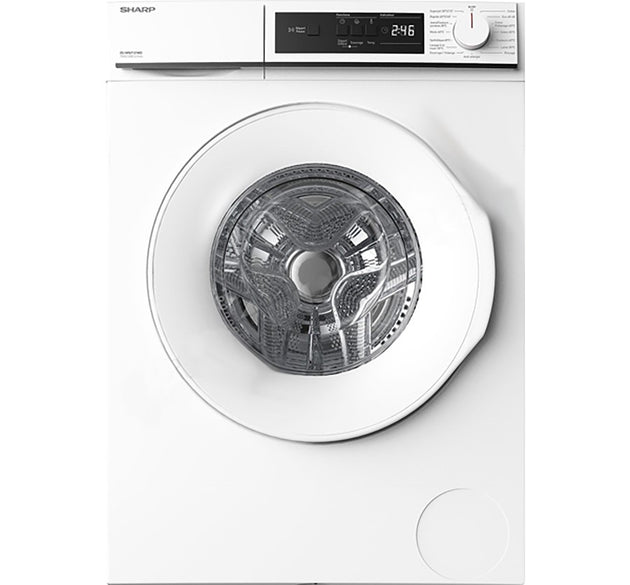 Sharp 8 Kg Washing Machine 1200 rpm H 84.5cm x W 59.7cm x D 53cm