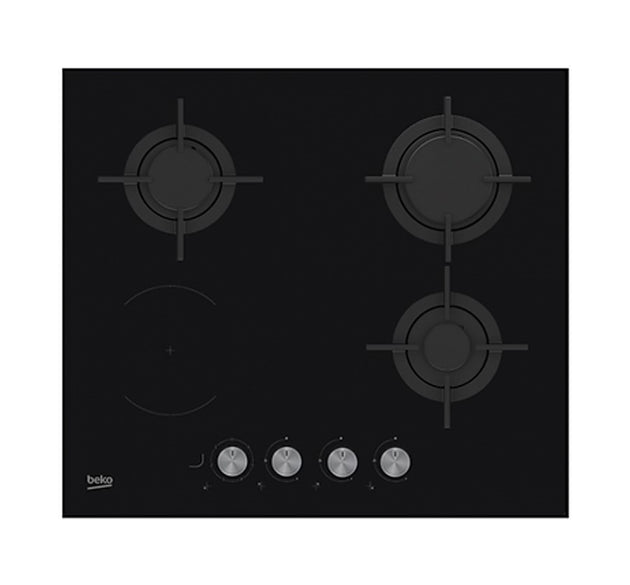 Beko Hob 4 Burners 3 Gas+1 Electric 60cm
