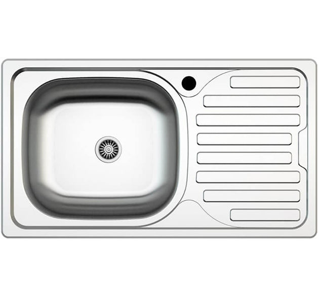 Asil 1 Bowl Sink Satin 76 x 43.5cms