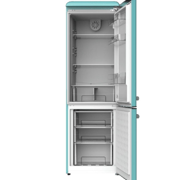 Cecotec Retro Fridge Combi Green 300 L H 192.0cm x W 59.5cm x D 62.8cm