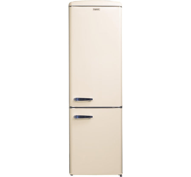 FrigeluX Fridge Freezer Cream 183x53 cm H 183cm x W 55cm x D 62cm
