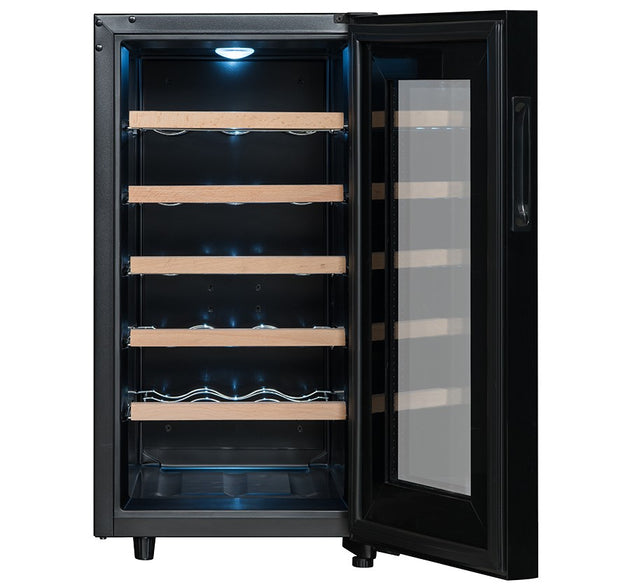 Sommeliere Wine Cellar 18 Bottles Black