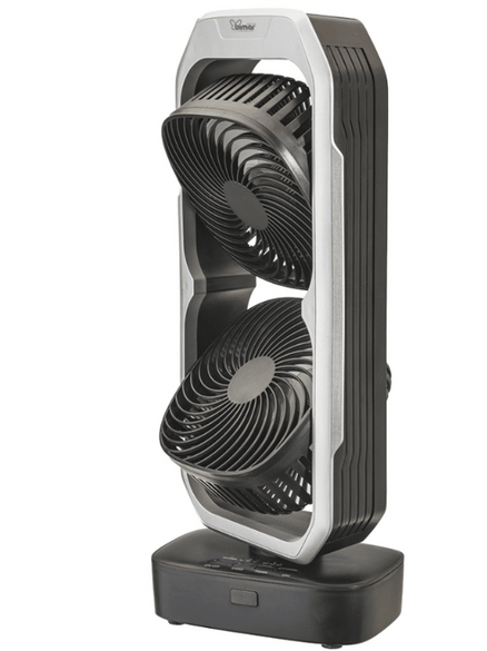 Bimar VTR2 Cordless Fan, Two Fans, 6.5 Hours Runtime