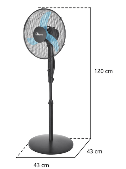 Ardes AR5EA41PB Easy 41PB Plus Stand Fan
