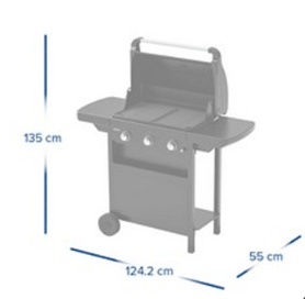 Campingaz Compact 3L BBQ + Free Protective Cover
