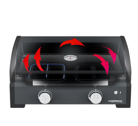 Campingaz Sigma 2 Cook Gas BBQ Plancha Griddle + Free Protective Cover