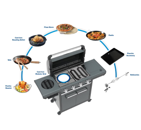 Campingaz 4 Series Premium S BBQ + Free Protective Cover